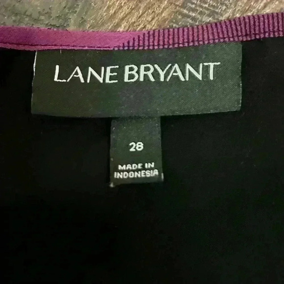 Lane Bryant Women’s Plus 28‎ Buffalo Checked Lace Trim Cami Tank Shell Top - Picture 5 of 9